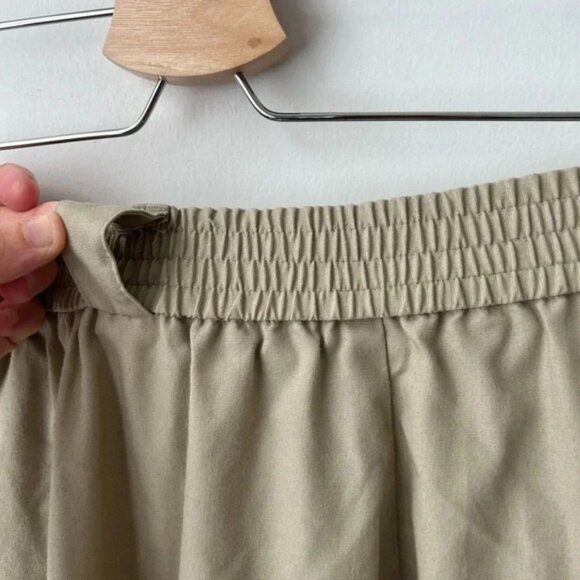 Tilley endurables utility high waisted front buttons skirt vintage tan color - Picture 11 of 13